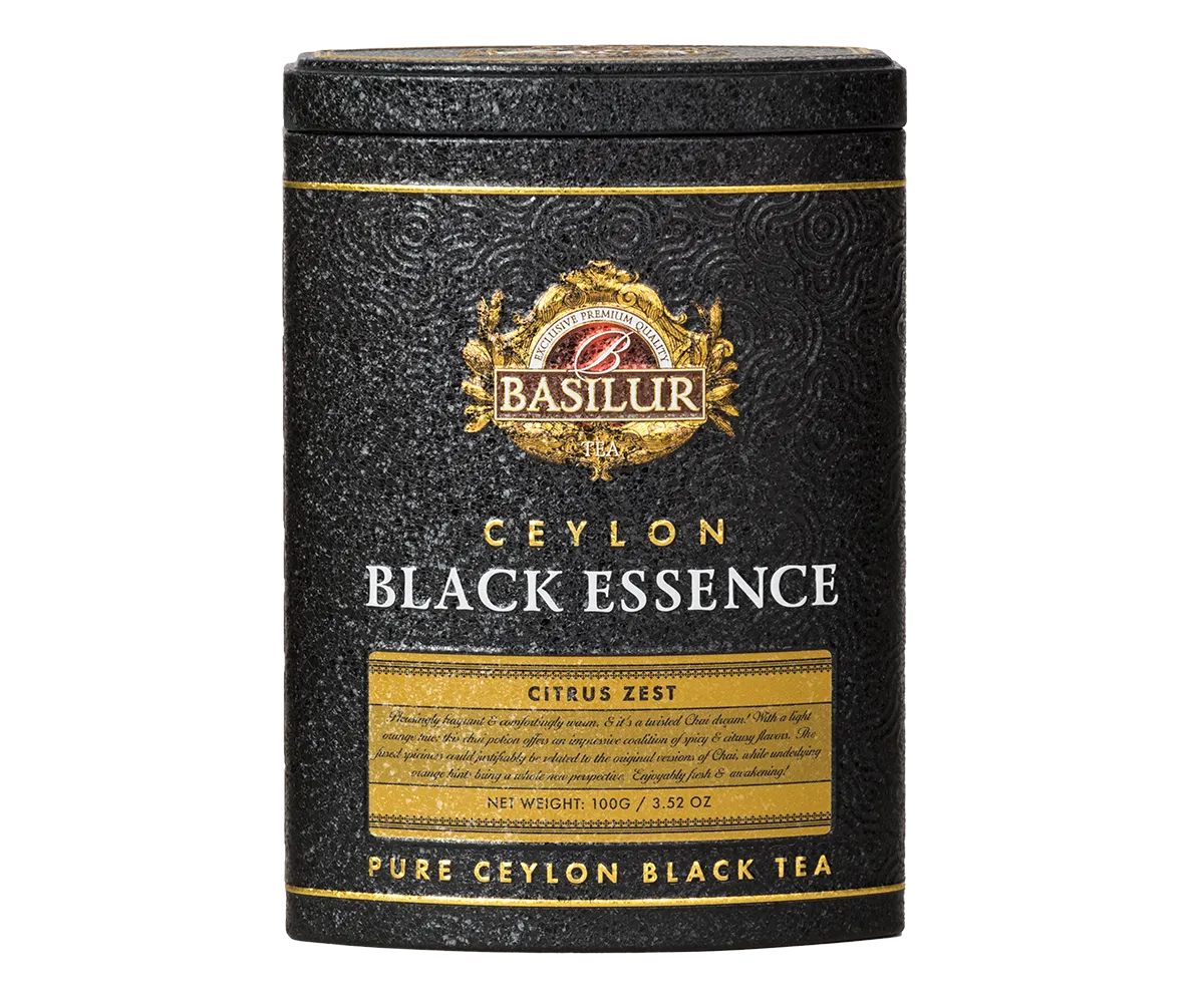 Basilur Black Essence Citrus Zest sort te 100g