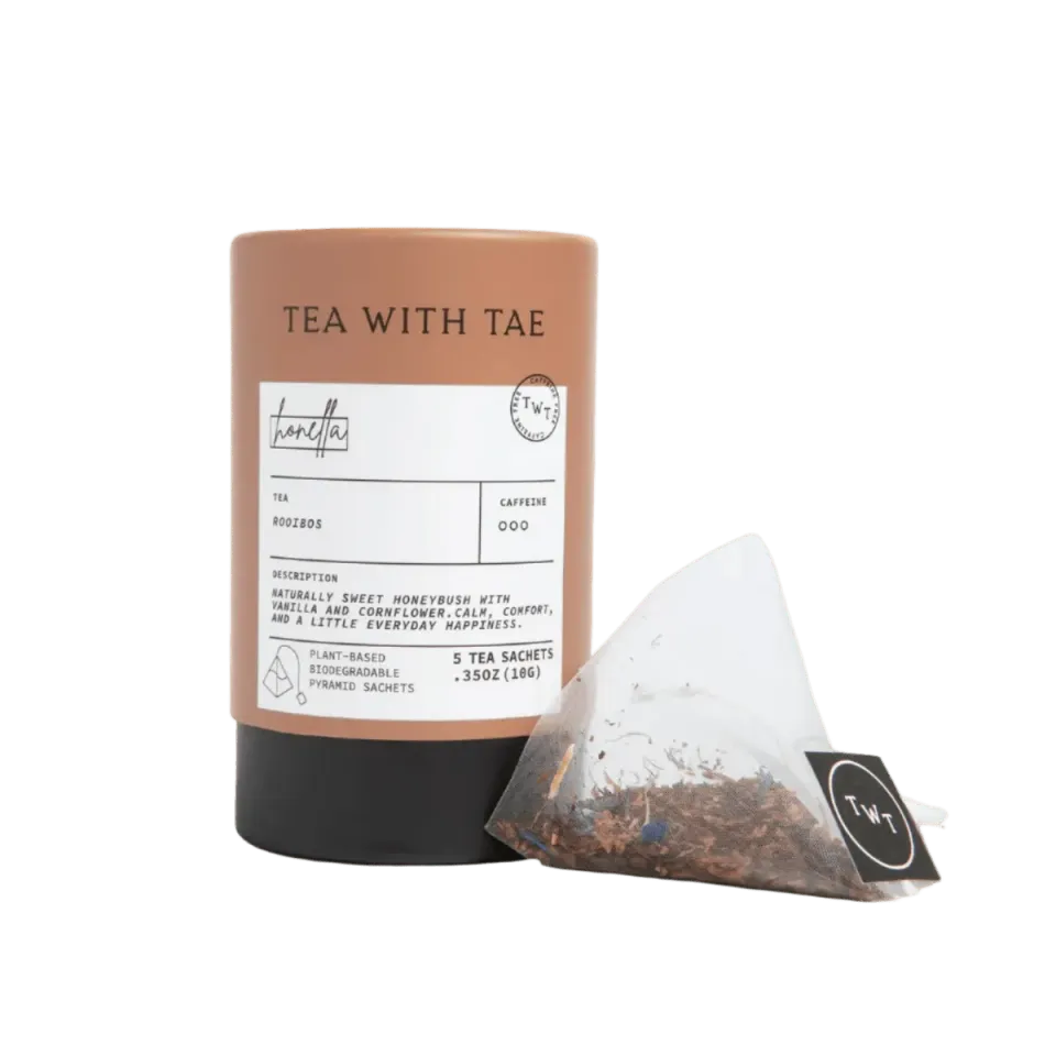 Tea with Tae Honella minirør 5 tebreve koffeinfri honningbusk