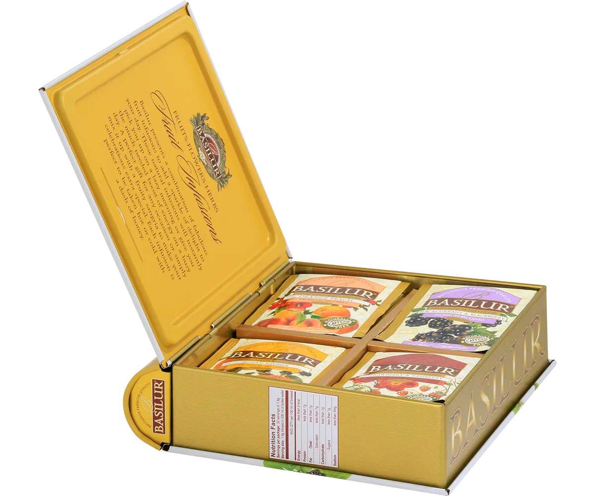 Basilur Summer Fiesta Tea Book frugtte 32 breve 4 smage