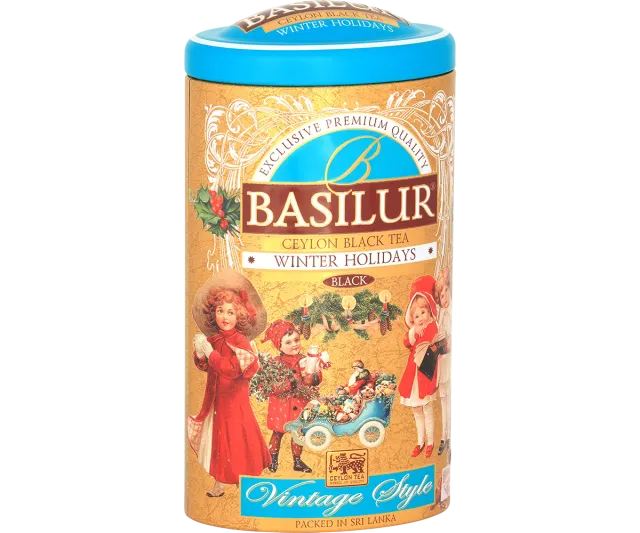 Basilur Winter Holiday løs te 100 g metal
