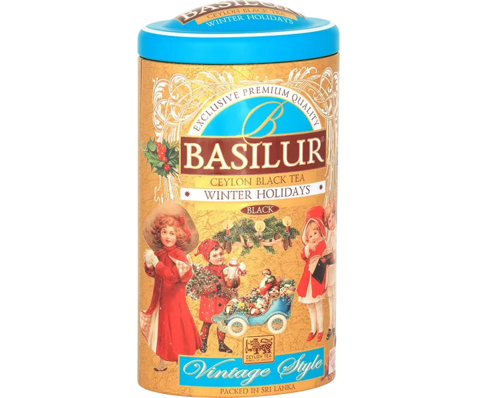 Basilur Winter Holiday løs te 100 g metal