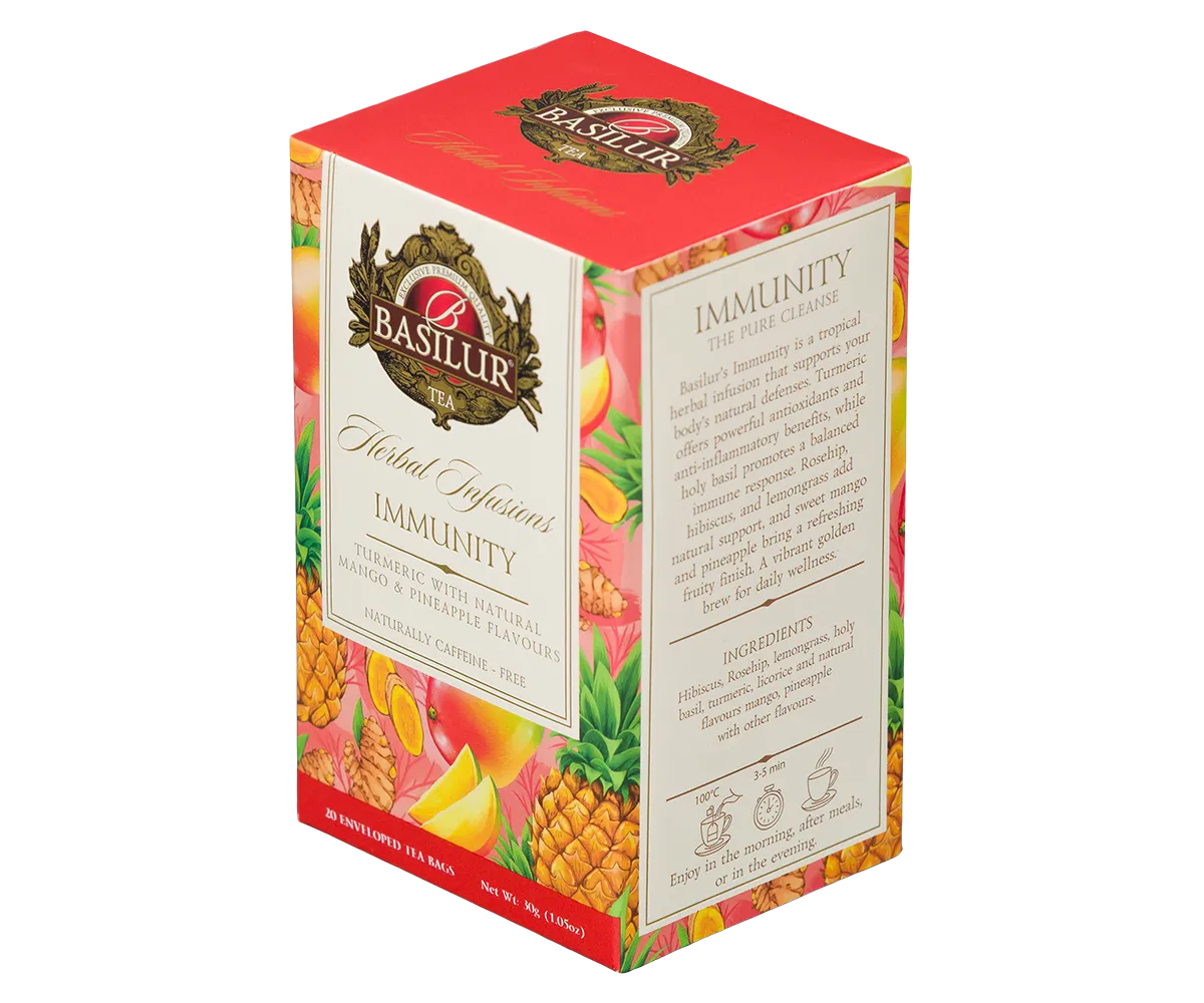 Basilur Immunity urtete 20 breve mango mild