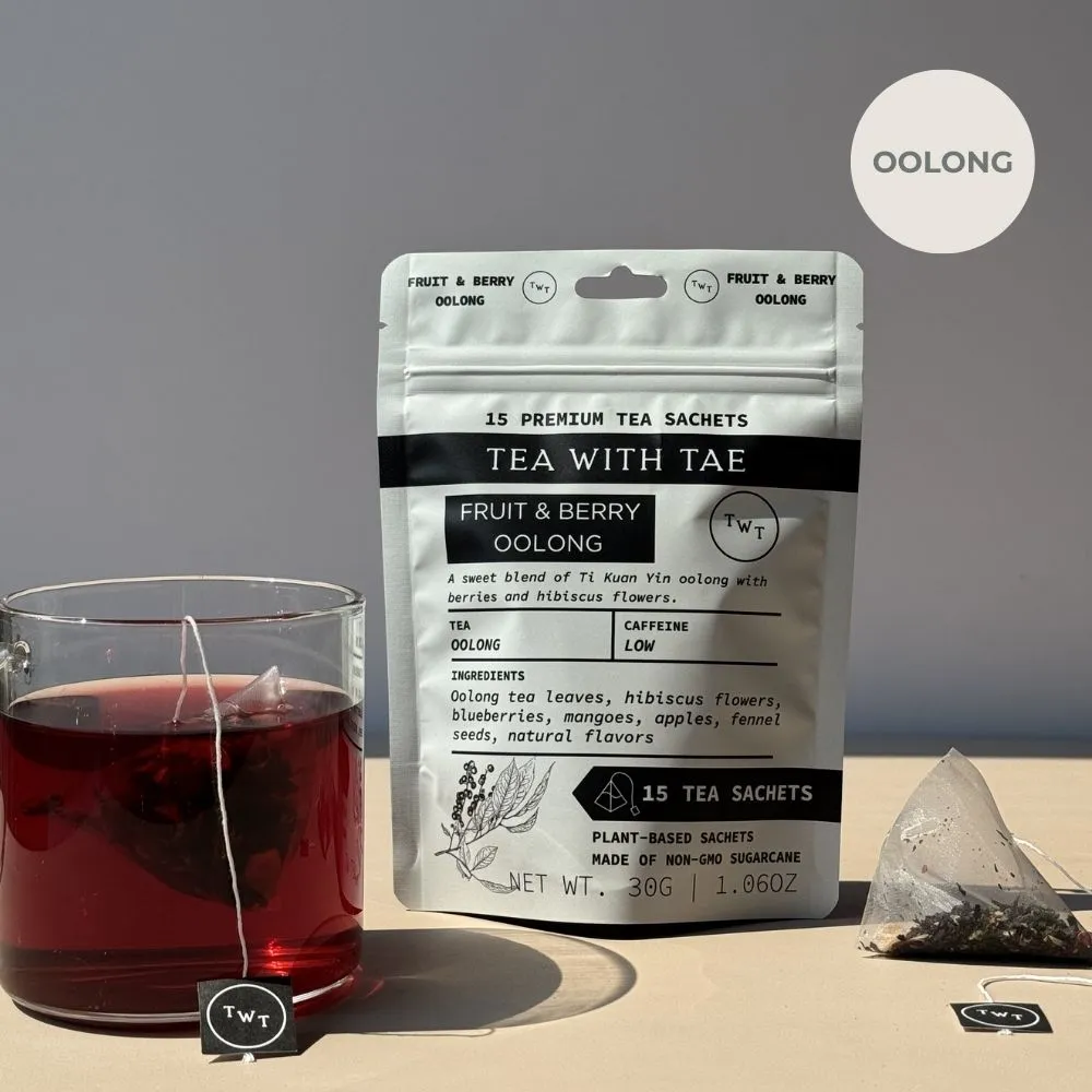 Tea with Tae Fruit & Berry oolong te 30 breve frugt