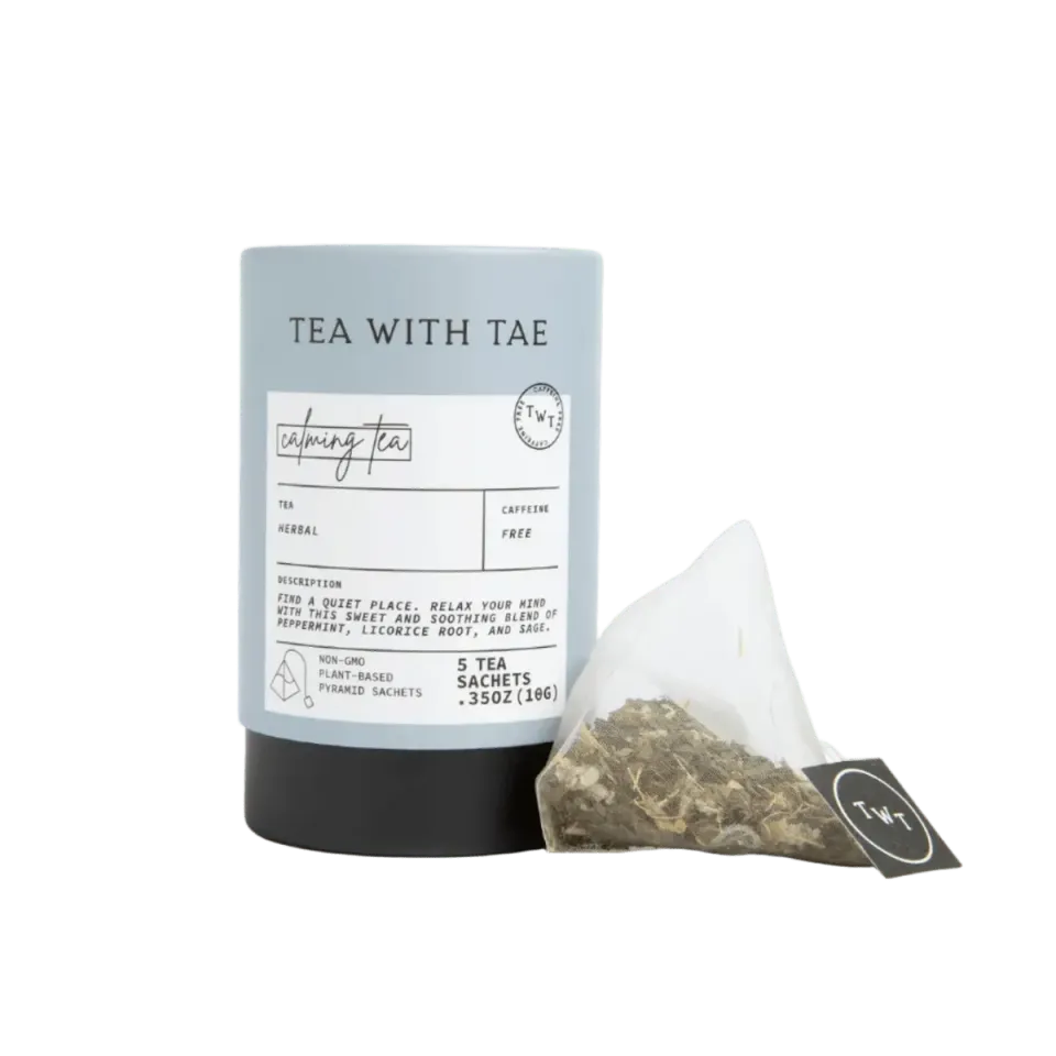 Tea with Tae Calming urtete mini tube 5 breve koffeinfri