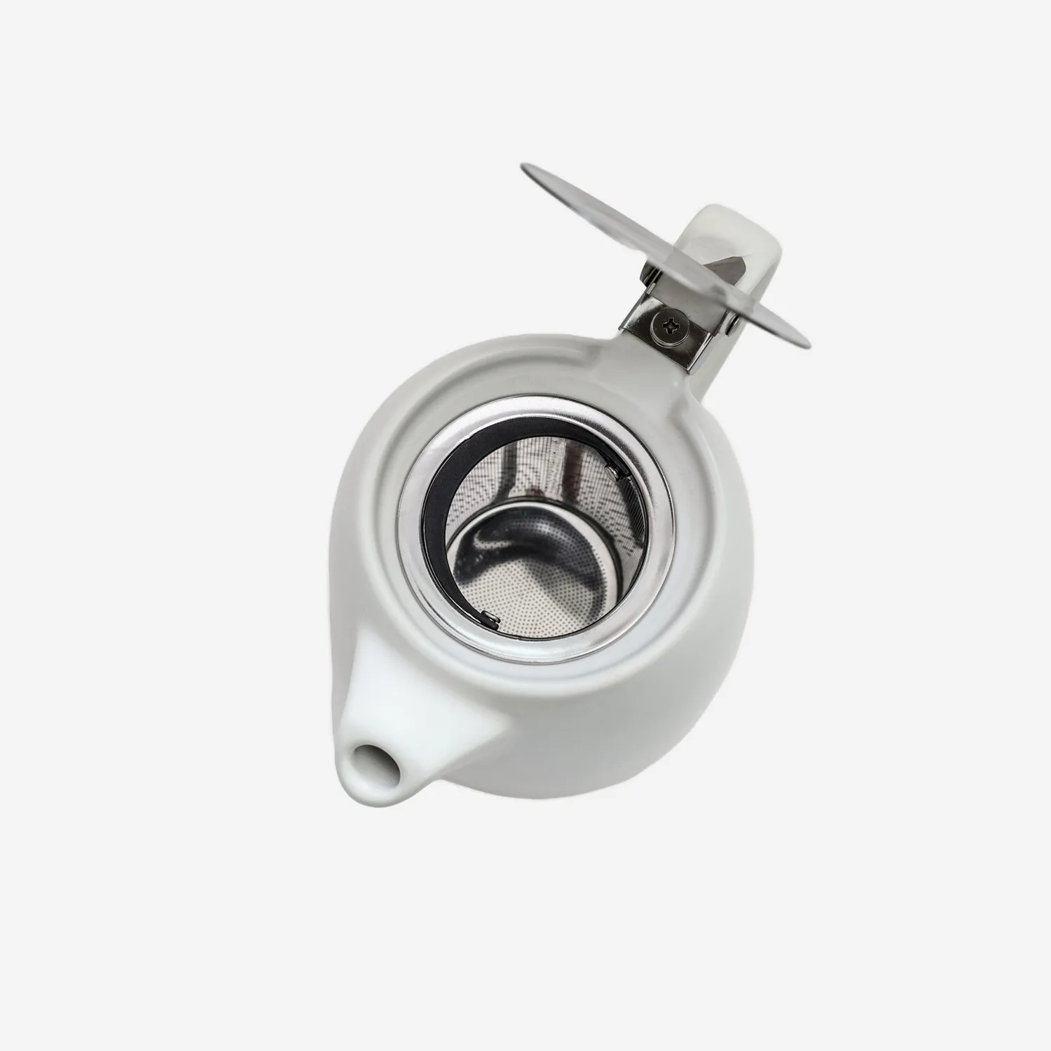 By SIPS White Tea Pot tekande hvid keramik