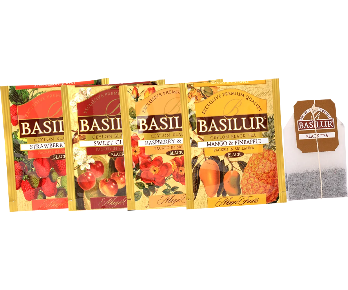 Basilur Magic Fruits Assortment frugtte 40 breve frisk frugt
