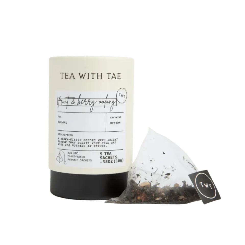 Tea with Tae Fruit & Berry oolong tube 5 breve