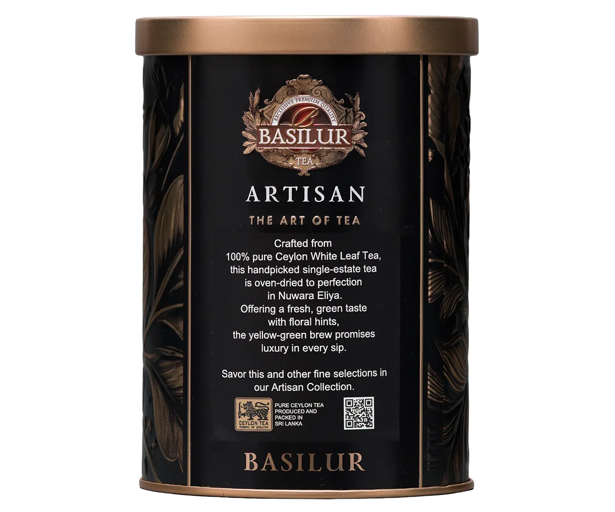Basilur Ceylon Premium hvid te 25g dåse