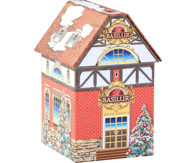 Basilur Winter Caramel Vanilla sort te dåse 100g
