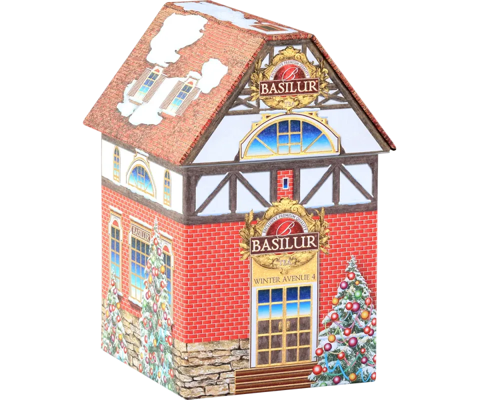 Basilur Winter Caramel Vanilla sort te dåse 100g
