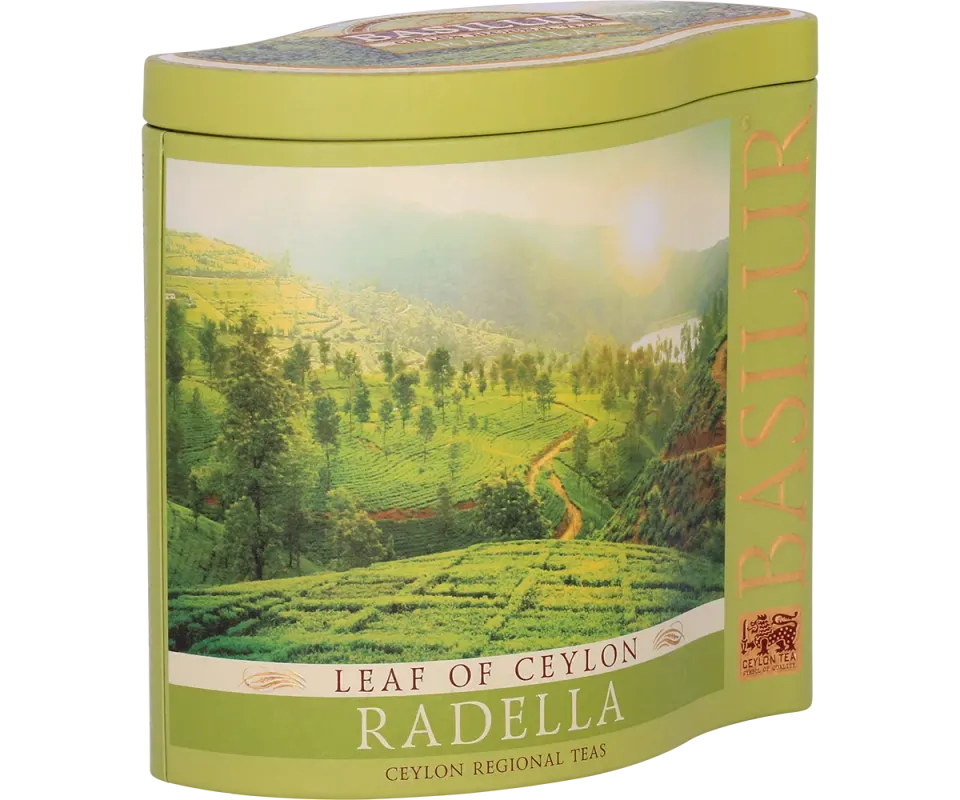 Basilur Leaf of Ceylon Radella grøn te 100g løs frisk