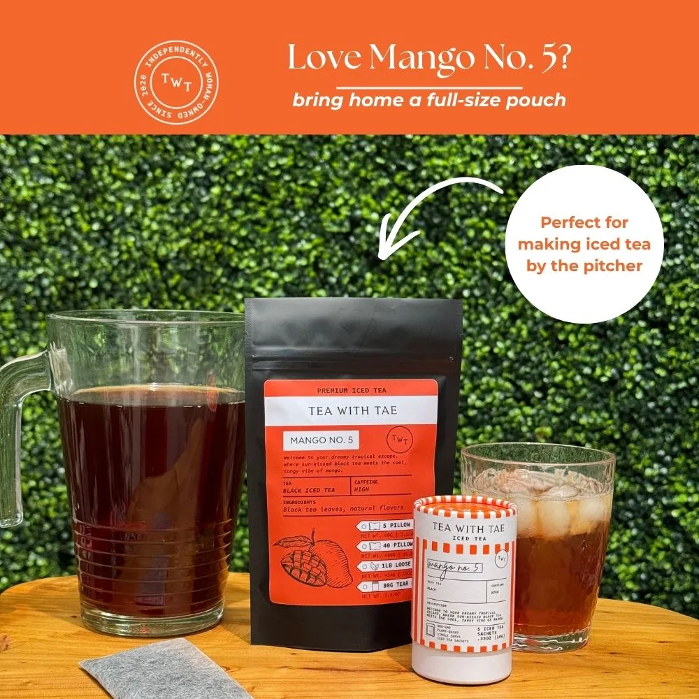 Tea with Tae Mango No. 5 sort iste 5 breve mango