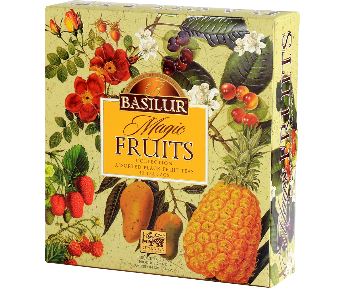 Basilur Magic Fruits Assortment frugtte 40 breve frisk frugt