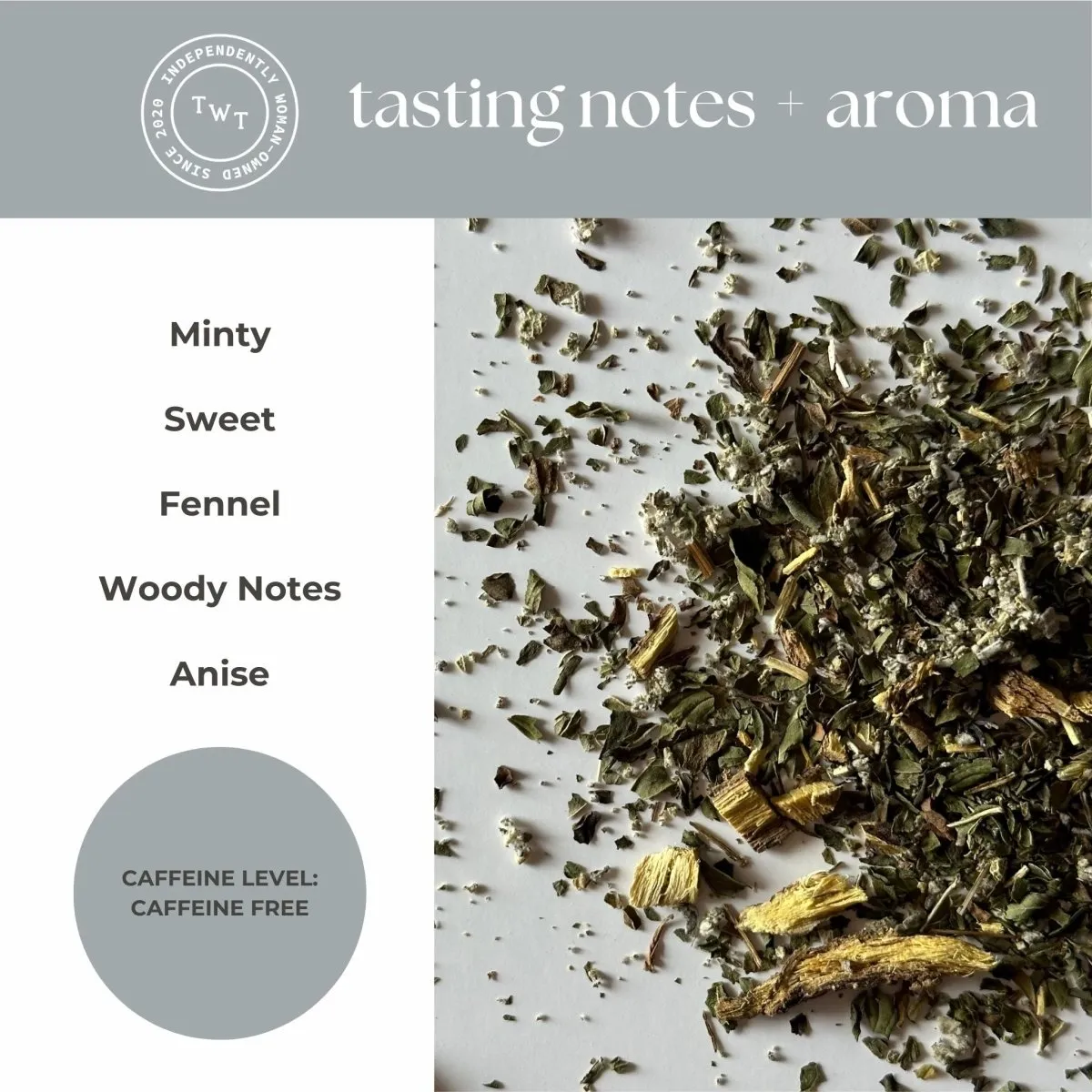 Tea with Tae Calming urtete mini tube 5 breve koffeinfri