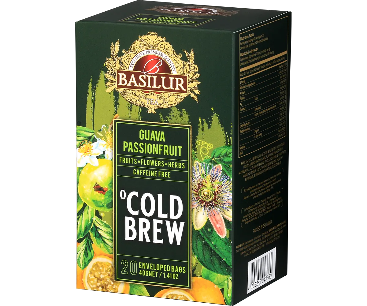 Basilur Cold Brew Guava Passionfruit iste 20 breve guava