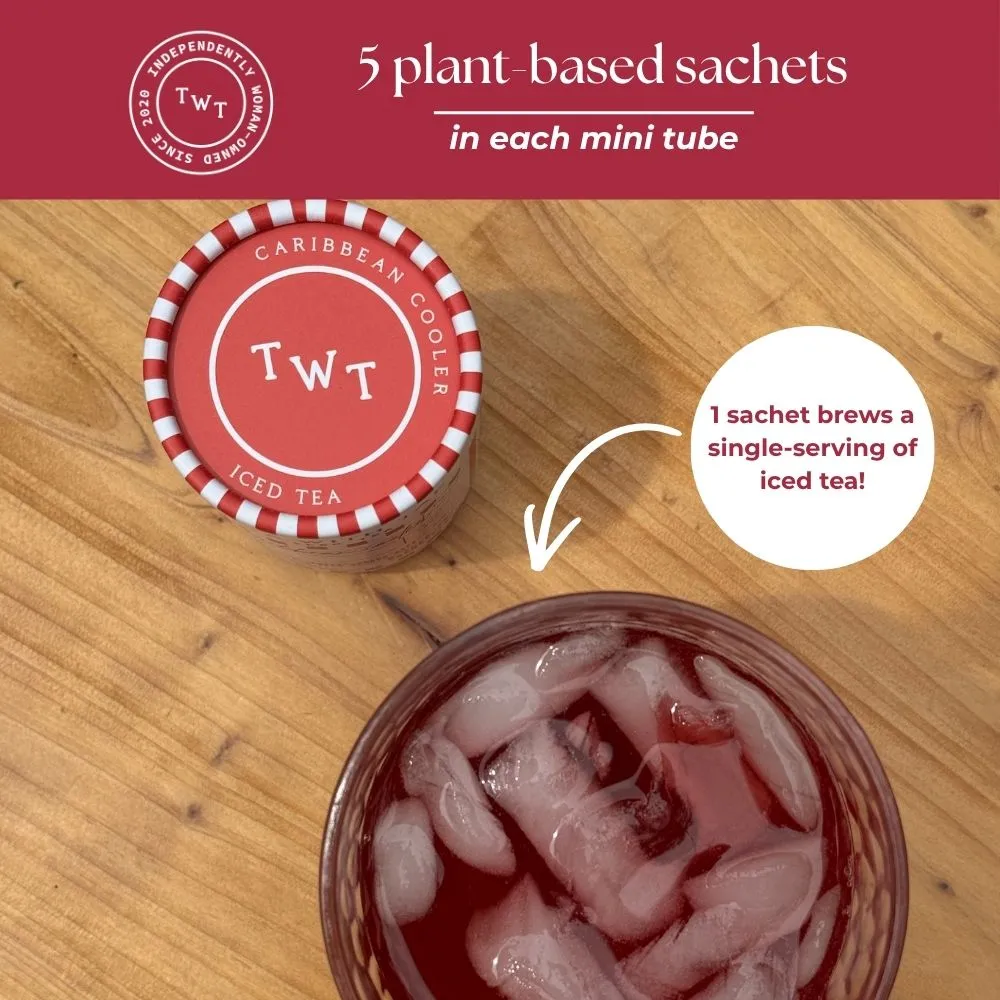 Tea with Tae Caribbean Cooler mini tube iste 5 breve hibiscus