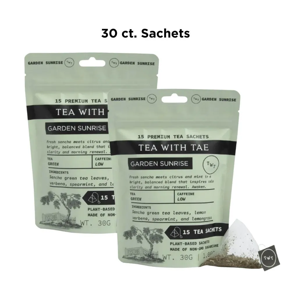 Tea with Tae Garden Sunrise te 30 breve citrus