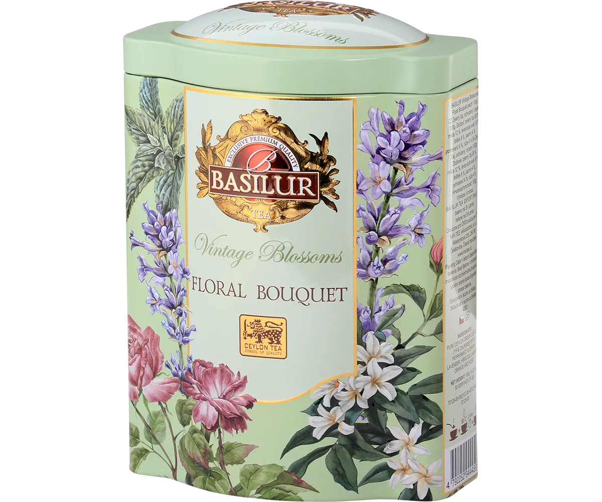 Basilur Vintage Blossoms grøn te 100g blomst