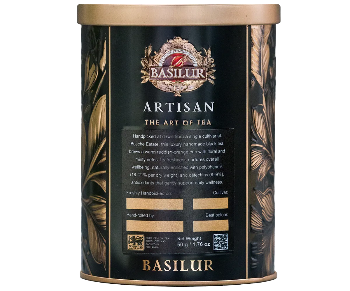 Basilur Royal Violet sort te håndlavet