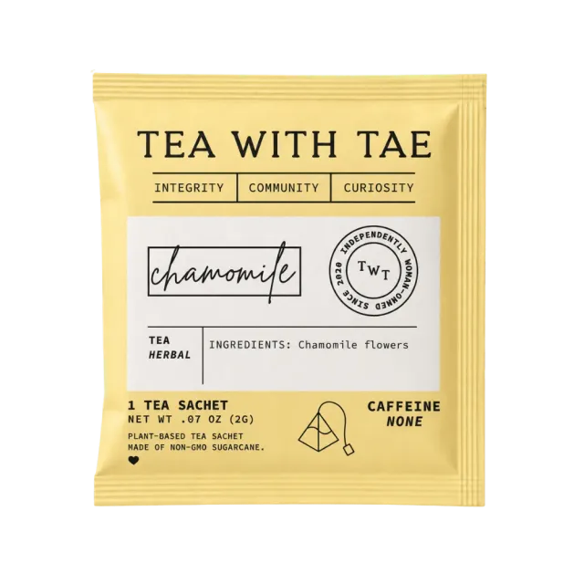 Tea with Tae Chamomile urtete 50 stk kamilleblomst