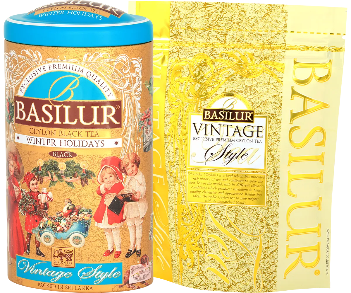 Basilur Winter Holiday løs te 100 g metal