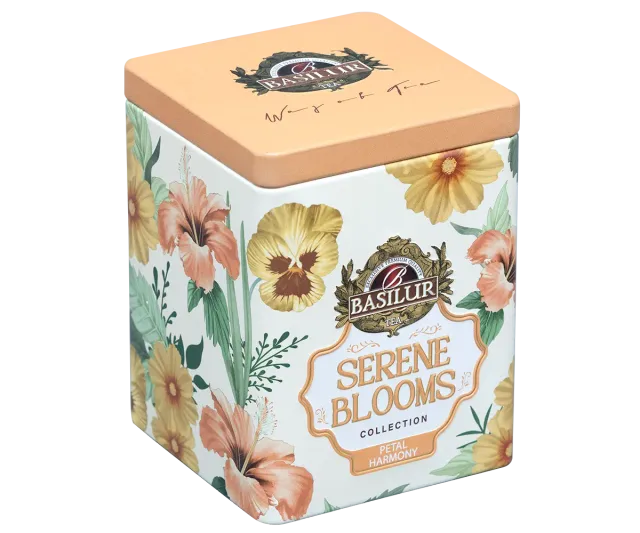 Basilur Serene Blooms Petal Harmony te 75g dåse blomst