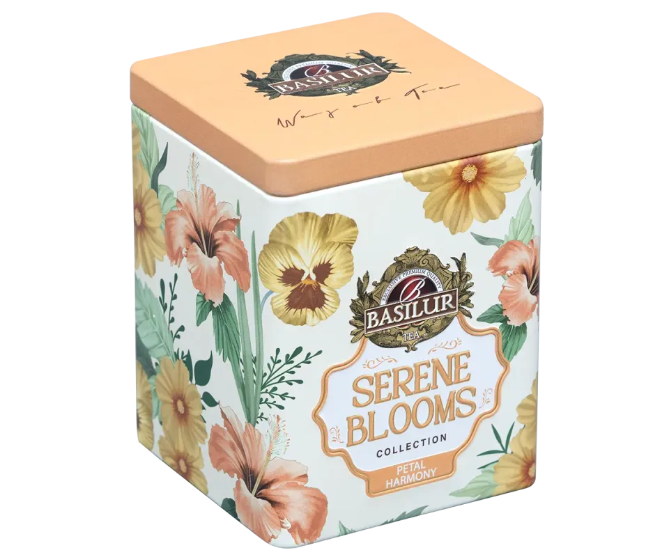 Basilur Serene Blooms Petal Harmony te 75g dåse blomst