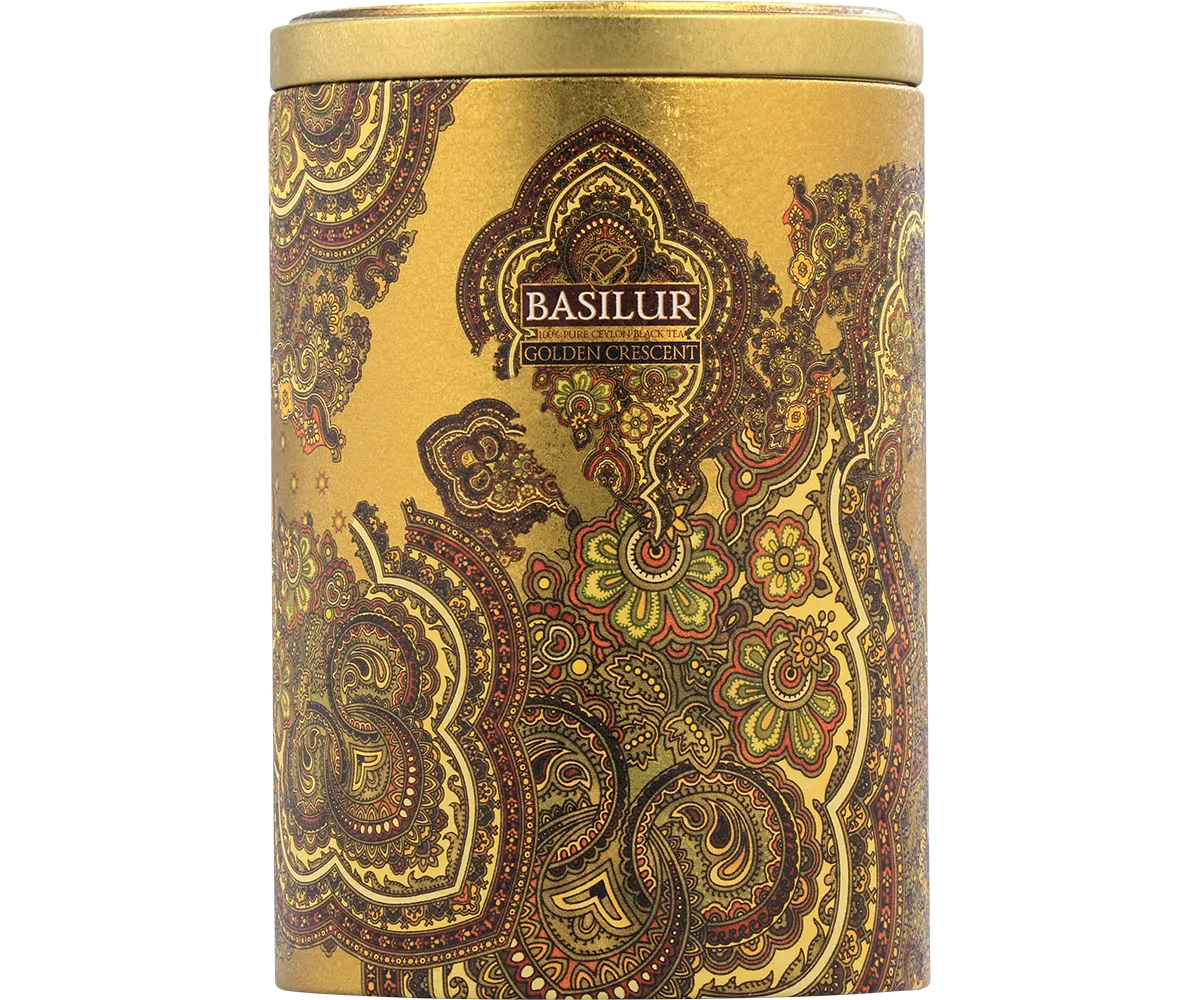 Basilur Golden Crescent sort te 100g pekoe