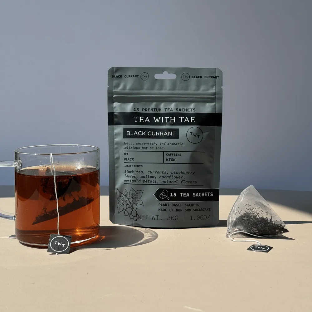 Tea with Tae Black Currant tepose 15 breve solbær