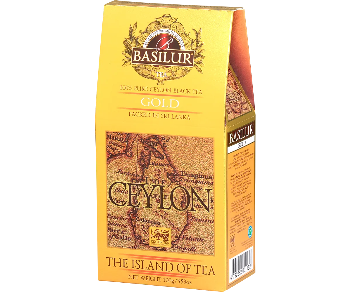 Basilur Island of Tea Gold sort te 100g refill