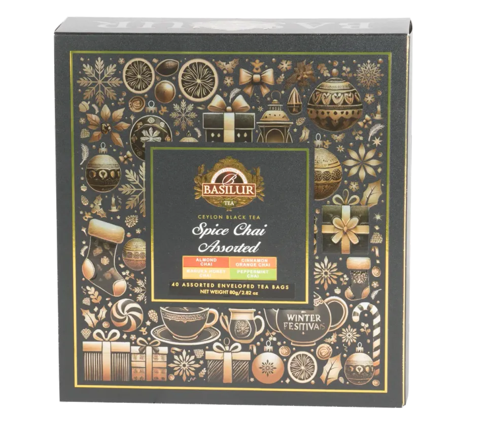 Basilur Spice Chai Assorted sort te 40 breve krydret