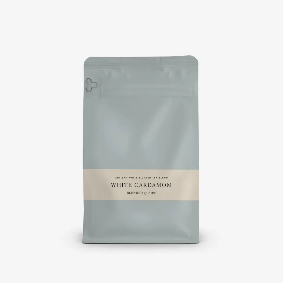 By SIPS White Cardamom hvid te kardemomme