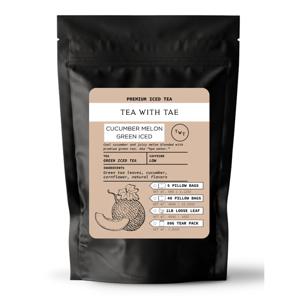 Tea with Tae Classic Black iste løs te 85g kraftig