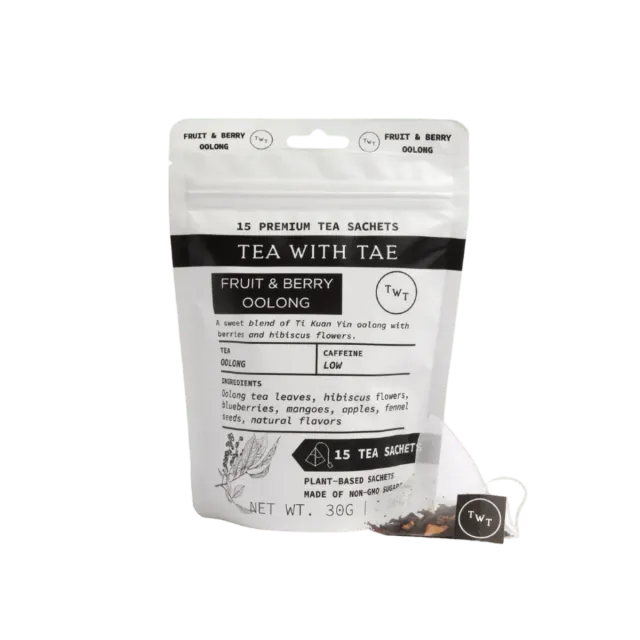 Tea with Tae Fruit Berry Oolong te 15 breve sød frugt