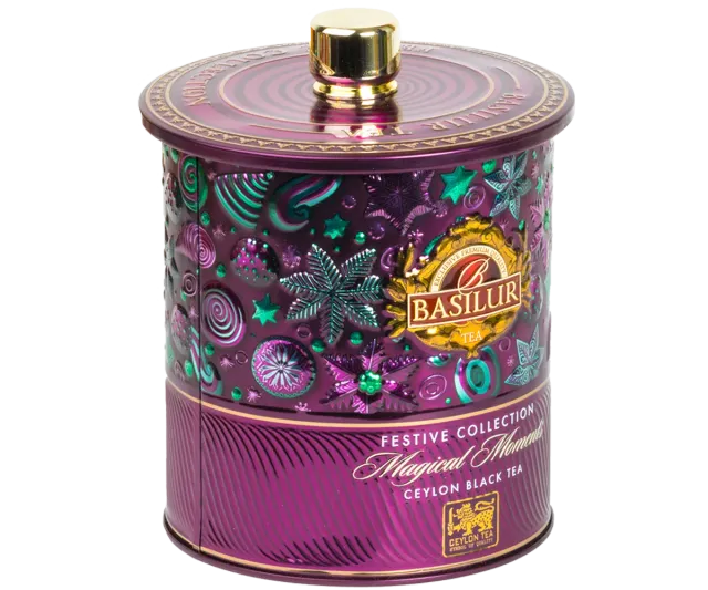 Basilur Festival Collection Magical Moments sort te 75g bær