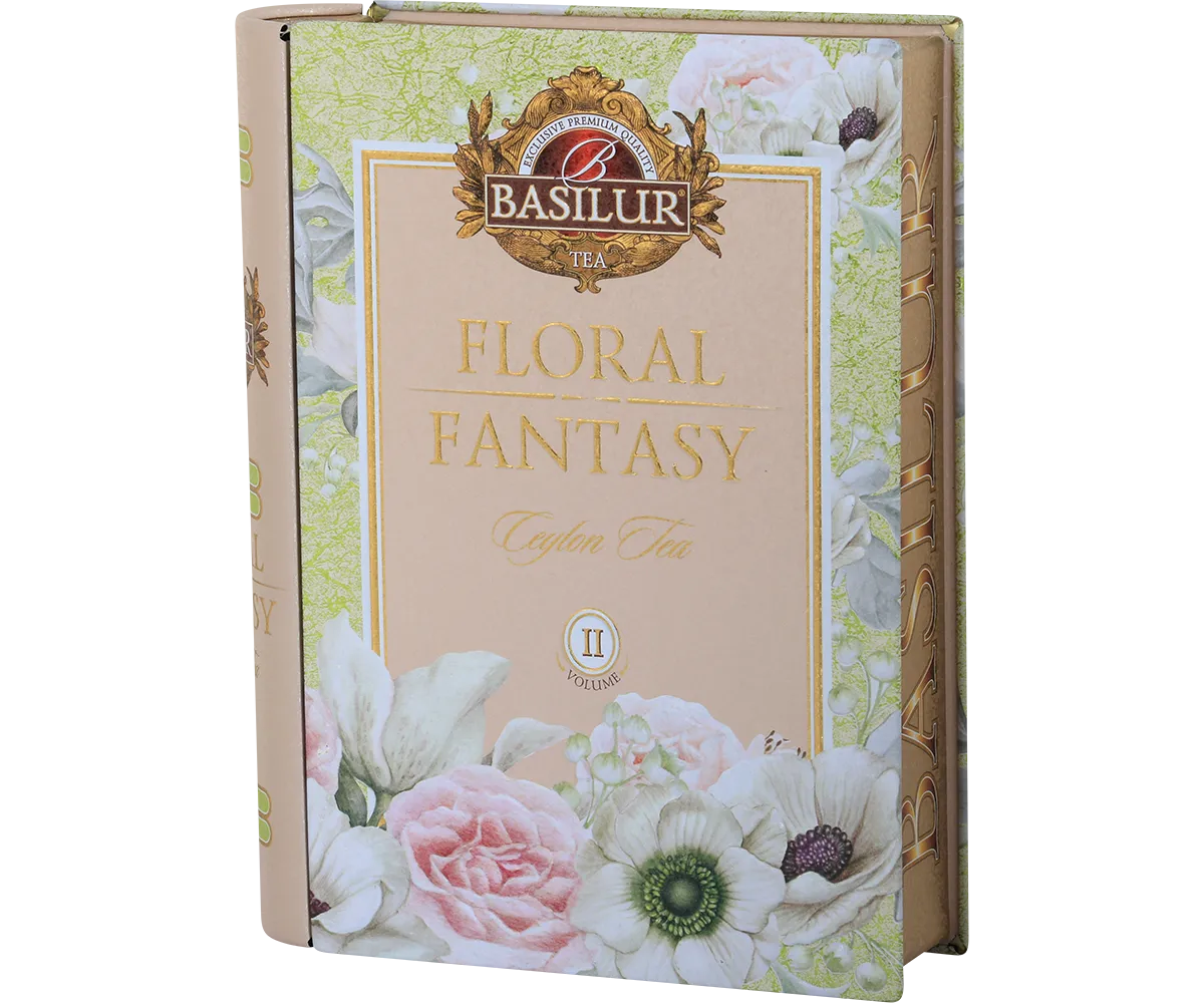 Basilur Floral Fantasy Volume II grøn te 100g lime