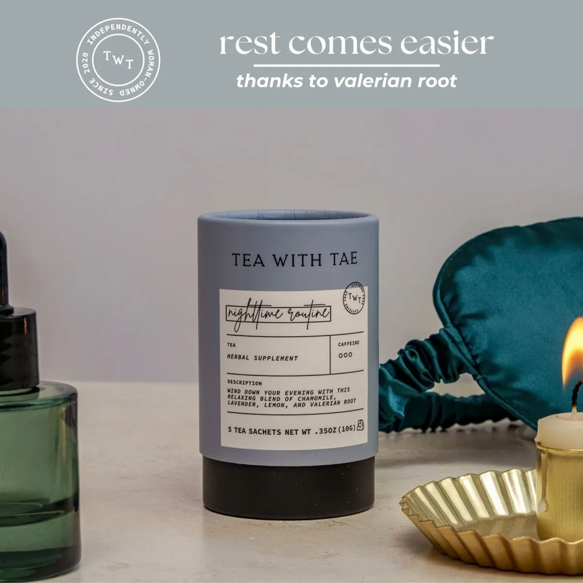 Tea with Tae Nighttime Routine urtete mini tube 5 stk
