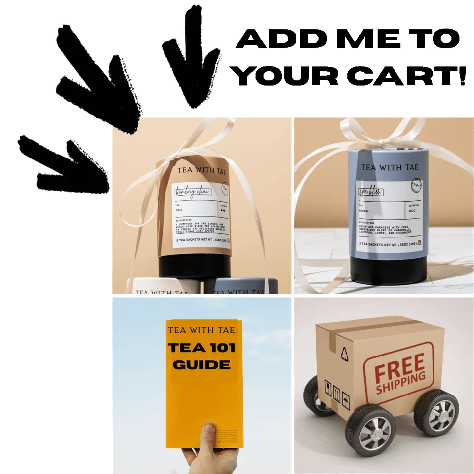 Tea with Tae FREE Starter Kit bundle tesæt blandet