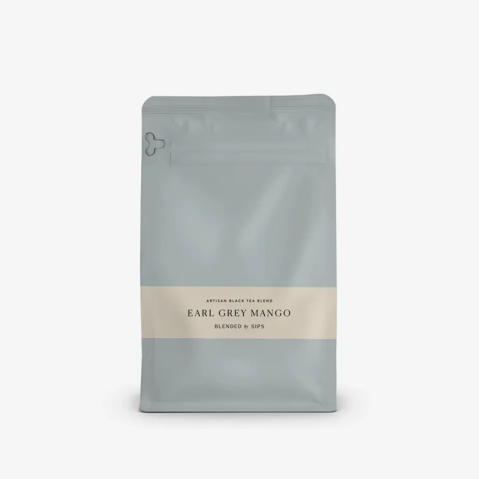 By SIPS Earl Grey Mango sort te med bergamot