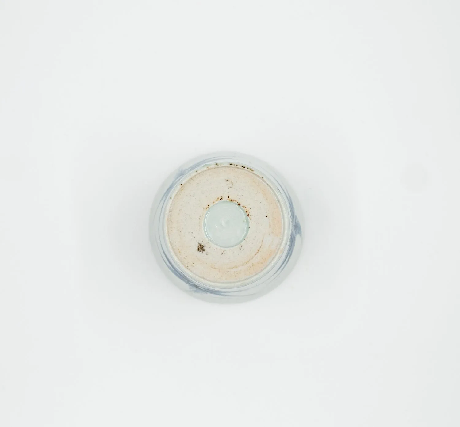 Tyst Te Imari risneg tekop vintage blå-hvid 8 cm