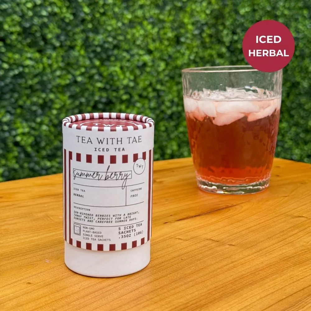 Tea with Tae Summer Berry Mini Tube iste 5 breve bær