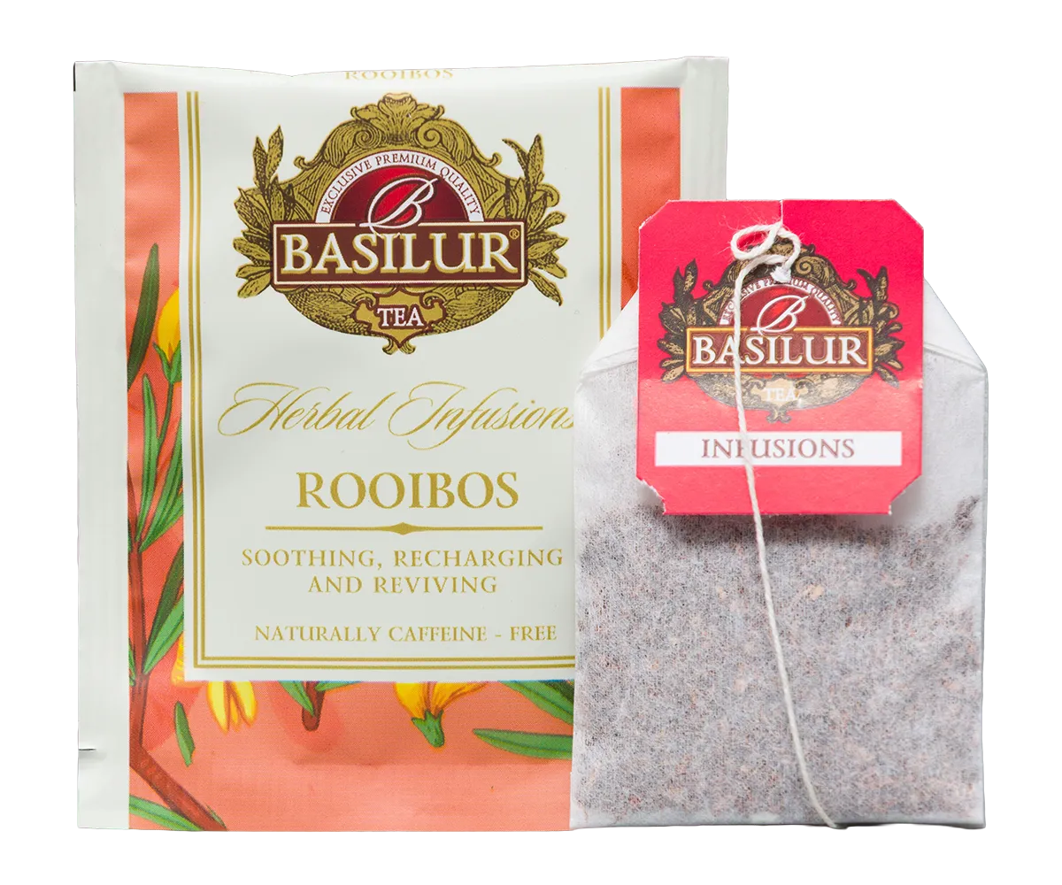 Basilur Herbal Infusions rooibos urtete 20 breve mild
