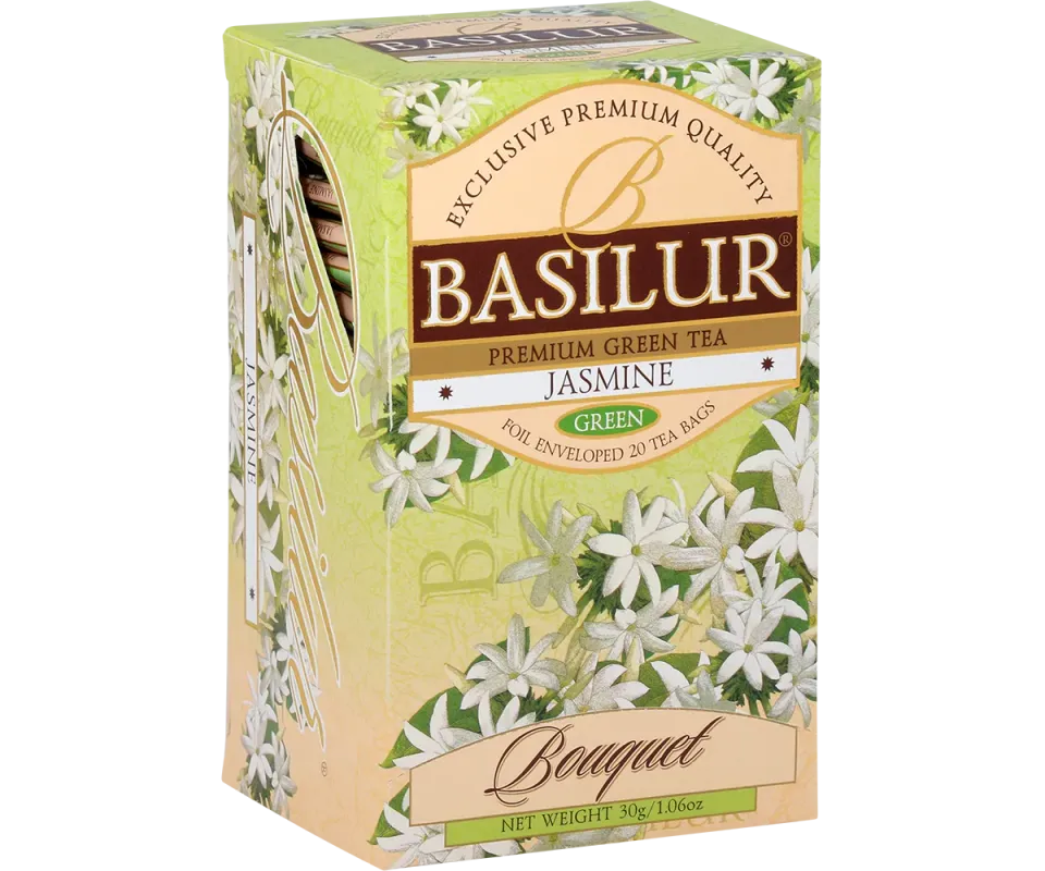 Basilur Bouquet Jasmine grøn te 25 breve jasmin
