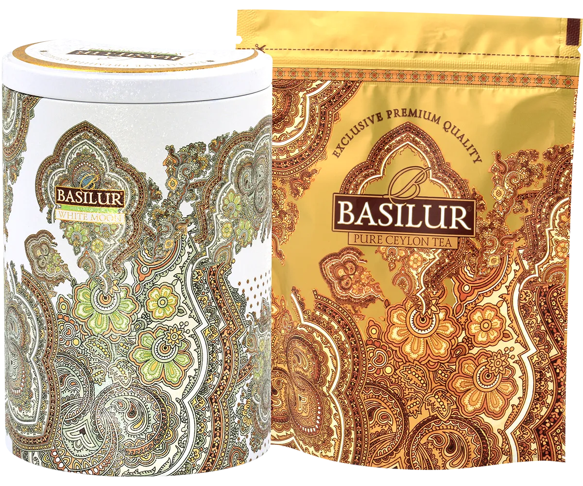 Basilur White Moon oolong te 100g mælk