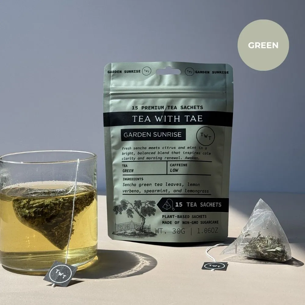 Tea with Tae Garden Sunrise te 30 breve citrus
