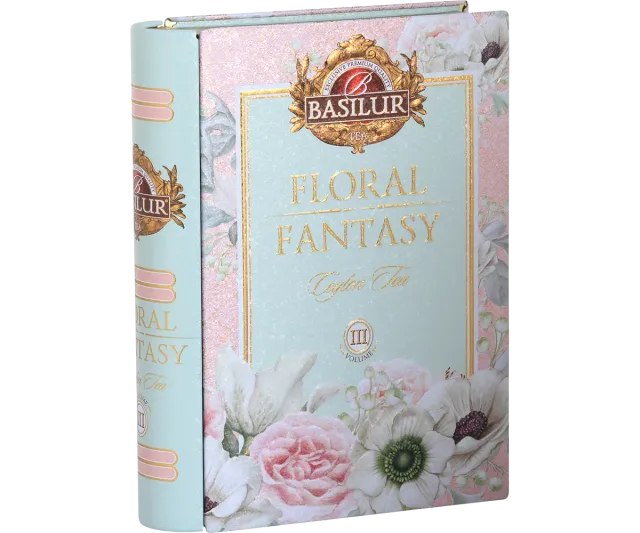 Basilur Floral Fantasy Volume III grøn te 100g kirsebær