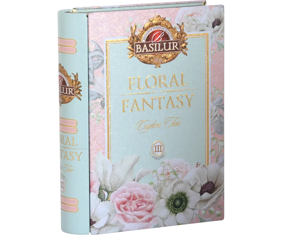 Basilur Floral Fantasy Volume III grøn te 100g kirsebær