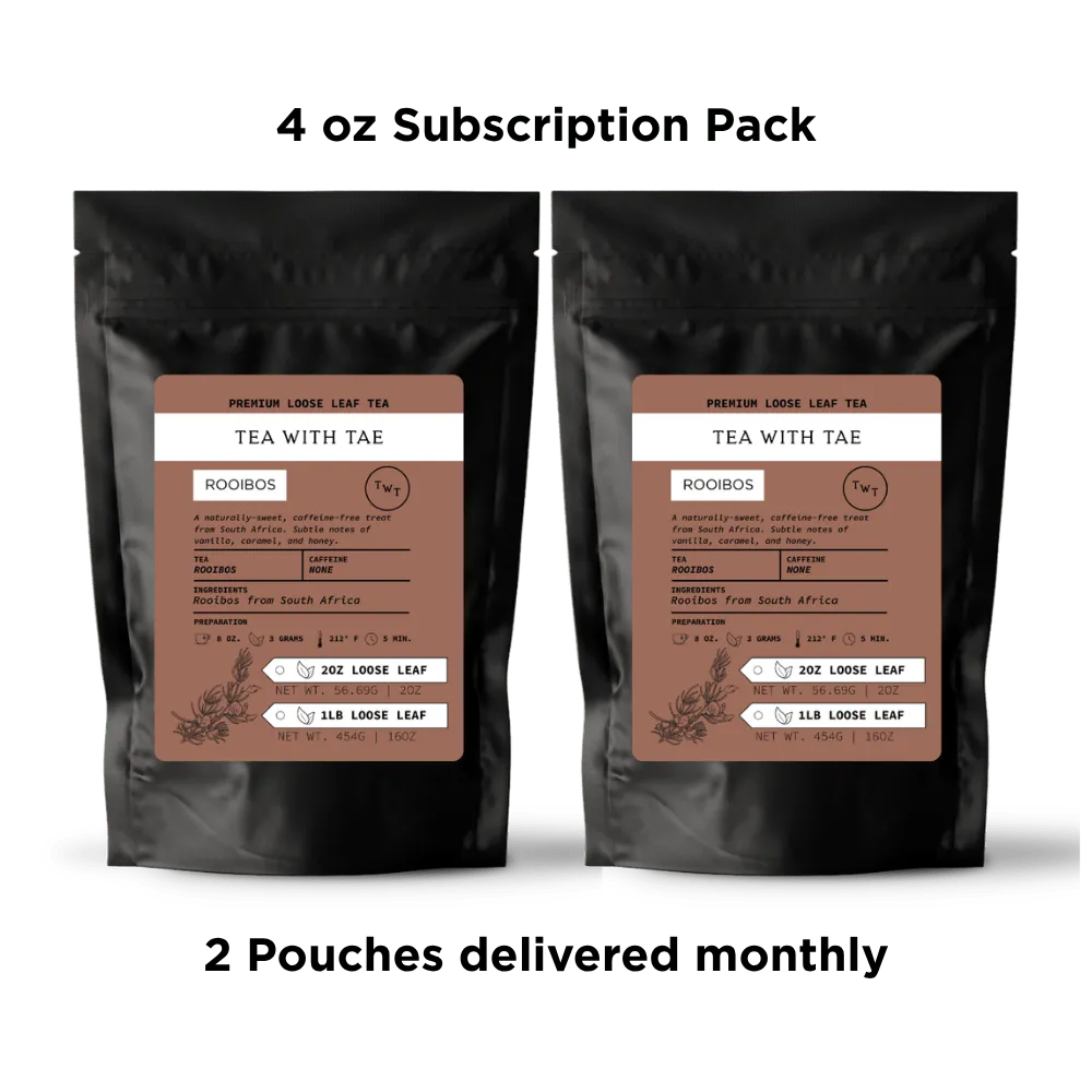 Tea with Tae Rooibos løs te 2 oz koffeinfri