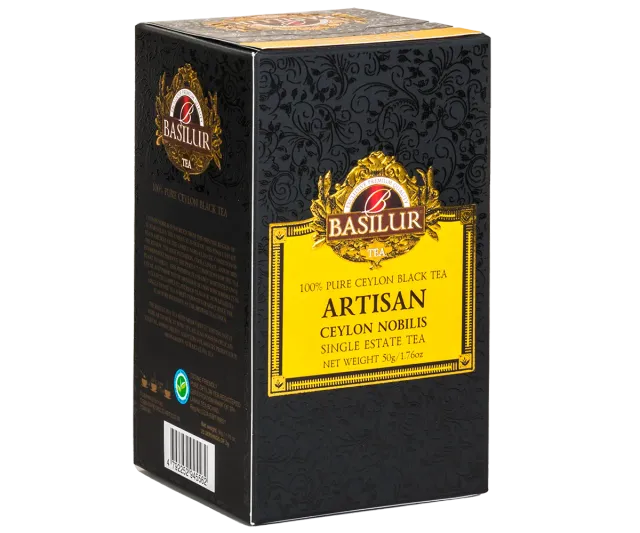 Basilur Artisan Nobilis sort te 50 g enkeltmark