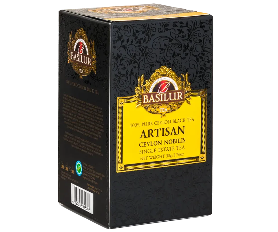 Basilur Artisan Nobilis sort te 50 g enkeltmark